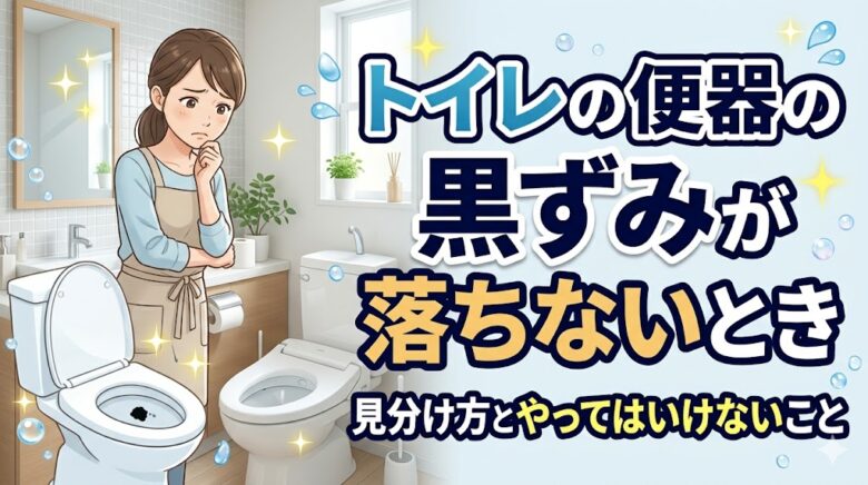 トイレの便器の黒ずみが落ちないとき